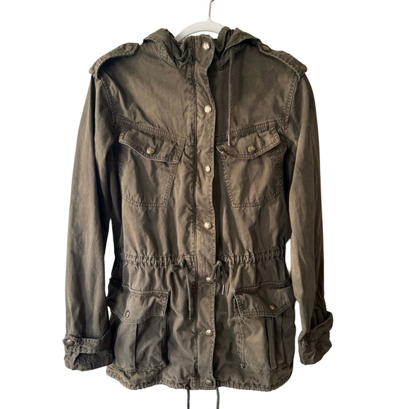 Talula Khaki Olive Green Utility Jacket Size XXS Lightweight Casual Streetwear - Picture 1 of 14